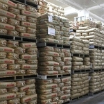 　神奈川県内の倉庫に保管されている政府備蓄米＝２０２５年５月