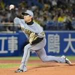 　ヤクルト戦に先発した阪神・西勇＝神宮