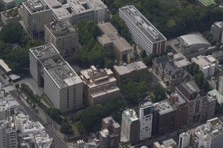 　慶応大の三田キャンパス＝東京都港区