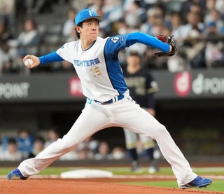 　オリックスを完封し、２勝目を挙げた日本ハム・北山＝エスコンフィールド