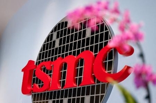 　ＴＳＭＣのロゴ＝４月、台湾・新竹（ロイター＝共同）