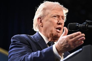 　トランプ米大統領＝３月、フロリダ州（ゲッティ＝共同）