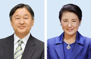 　天皇陛下、皇后さま