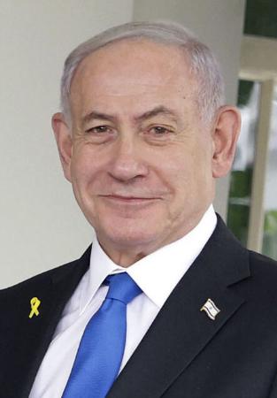　イスラエルのネタニヤフ首相（ゲッティ＝共同）