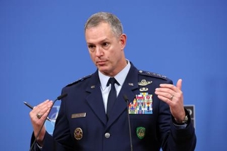 　グリンコウィッチ欧州連合軍最高司令官＝１９日、ブリュッセル（ゲッティ＝共同）