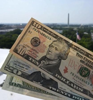 　米ドルの紙幣