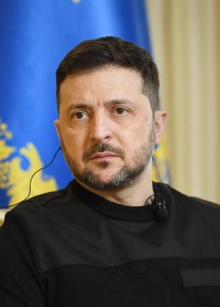 　ウクライナのゼレンスキー大統領