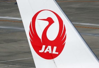 　日航機の尾翼