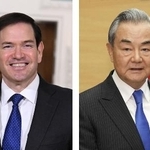 　ルビオ米国務長官（アナトリア通信提供・ゲッティ＝共同）、中国の王毅外相