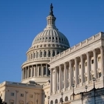 　ワシントンの米連邦議会＝４月２０日（ゲッティ＝共同）