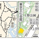 　東京・上野　東京文化会館、上野公園、東京国立博物館、国立西洋美術館
