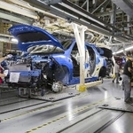 　イギリス中部サンダーランドにある日産自動車の工場の生産ライン（同社提供）