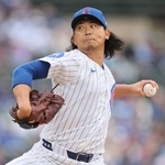 　レッズ戦に先発し、６回１失点、１０奪三振の好投で４勝目を挙げたカブス・今永＝シカゴ（ゲッティ＝共同）