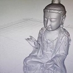 　観音寺が韓国側に提供した仏像の３Ｄデータの一部（田中節孝前住職提供・共同）