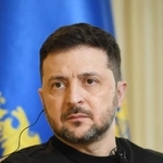 　ウクライナのゼレンスキー大統領