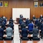 　防災庁の設置関連法案を可決した衆院災害対策特別委＝１４日午後