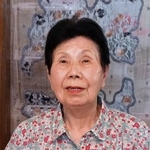 　記者会見する袴田巌さんの姉ひで子さん＝１４日午後、浜松市