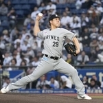 　日本ハム戦に先発したロッテ・西野＝ＺＯＺＯマリン