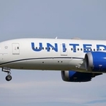 　米ユナイテッド航空機＝４月、スペイン・バルセロナ（ゲッティ＝共同）