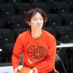 　調整するバスケ女子日本代表の田中こころ＝横浜ＢＵＮＴＡＩ