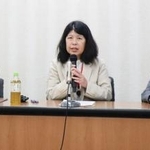 　厚労省で行われた発達障害当事者協会の記者会見＝１５日午後