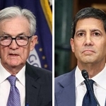 　パウエル氏、ウォーシュ氏（いずれもロイター＝共同）