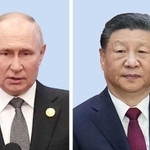 　ロシアのプーチン大統領、中国の習近平国家主席