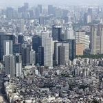 　東京都心＝２０２６年４月（共同通信社ヘリから）