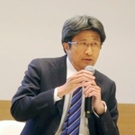 　記者会見するみずほフィナンシャルグループの木原正裕社長＝１９日午後、東京都内