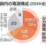　国内の電源構成