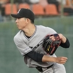 　ヤクルト戦に先発した巨人・戸郷＝いわき