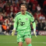 　ドイツ代表に復帰したバイエルン・ミュンヘンのＧＫノイアー＝６日、ミュンヘン（ゲッティ＝共同）