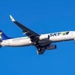 　スカイマークの旅客機