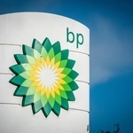 　英ＢＰの給油所＝２０２５年２月、南西部トーントン（ゲッティ＝共同）