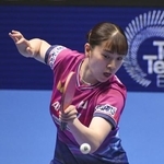 　長崎美柚＝２日、ロンドン（共同）