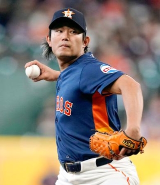 　ブルワーズ戦に先発し、６回２失点で３敗目を喫したアストロズ・今井＝ヒューストン（ＡＰ＝共同）