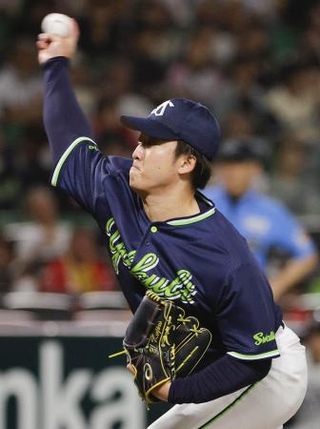 　ソフトバンク戦に先発したヤクルト・吉村＝みずほペイペイドーム