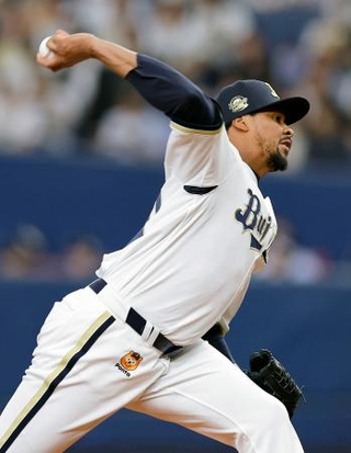 　阪神戦に先発したオリックスのペルドモ＝京セラドーム