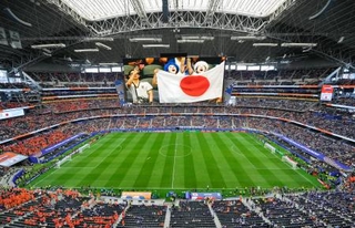　日本-オランダ戦が行われるダラス競技場＝ダラス（共同）
