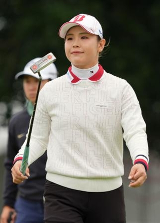　第１ラウンド、３アンダーで１２位の吉田優利＝ブライズフィールドＣＣ（共同）
