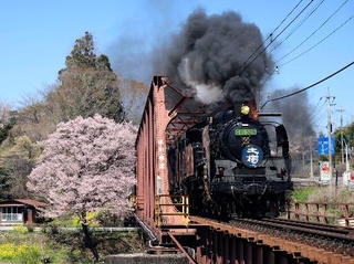　東武鉄道の「ＳＬ大樹」＝栃木県日光市（同社提供）
