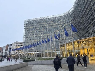 　ＥＵ欧州委員会の本部＝ブリュッセル