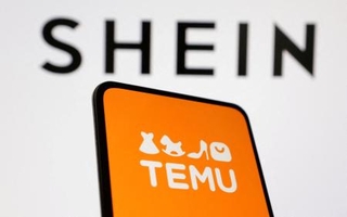 　「ＳＨＥＩＮ（シーイン）」と「Ｔｅｍｕ（テム）」のロゴ（ロイター＝共同）