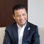 　インタビューに応じるりそなホールディングスの南昌宏社長