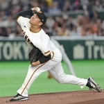　オリックス戦に先発した巨人・則本＝東京ドーム
