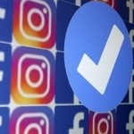 　フェイスブックとインスタグラムのロゴ（ロイター＝共同）
