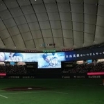 　長嶋茂雄さんの一周忌となった３日、特別試合が開催された東京ドーム内に映し出された追悼映像