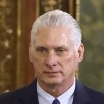 　キューバのディアスカネル大統領（ゲッティ＝共同）
