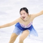 　ミラノ・コルティナ冬季五輪の女子フリーで演技する中井亜美＝２月、ミラノ（共同）