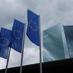 　欧州中央銀行（ＥＣＢ）の建物＝２０２４年６月、ドイツ・フランクフルト（ロイター＝共同）